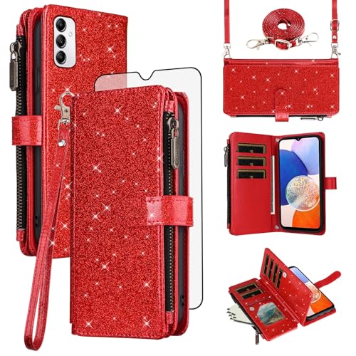 Coque pour A14 5G Asuwish rouge finis les écrans cassés avec ce boîtier