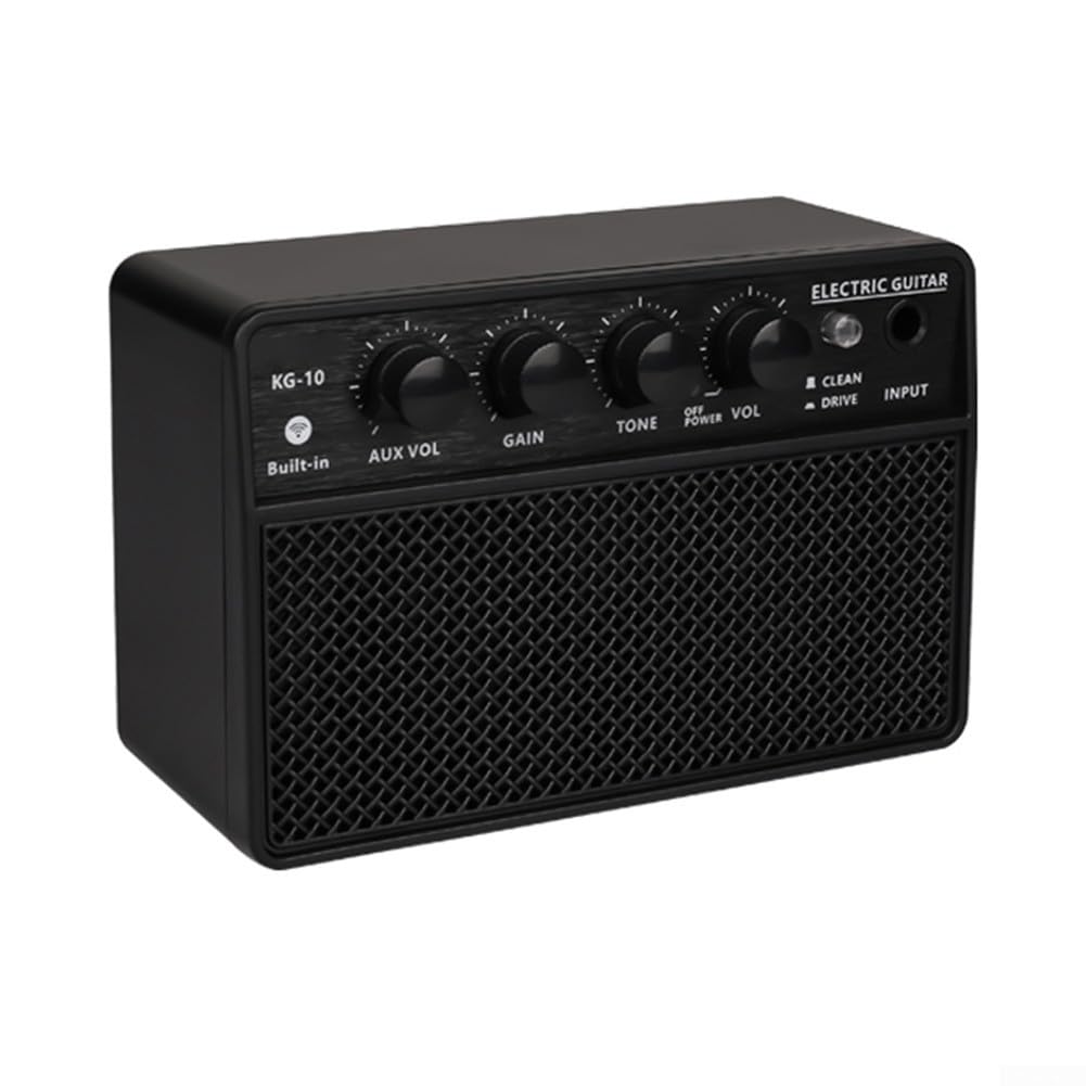 Gitarrenverstärker-Lautsprecher, tragbarer akustischer E-Gitarren-Lautsprecher, batteriebetrieben für Portabilität, E-Gitarren-Lautsprecher