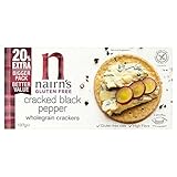 Nairns Gluten Free Cracked Black Pepper Crackers 1