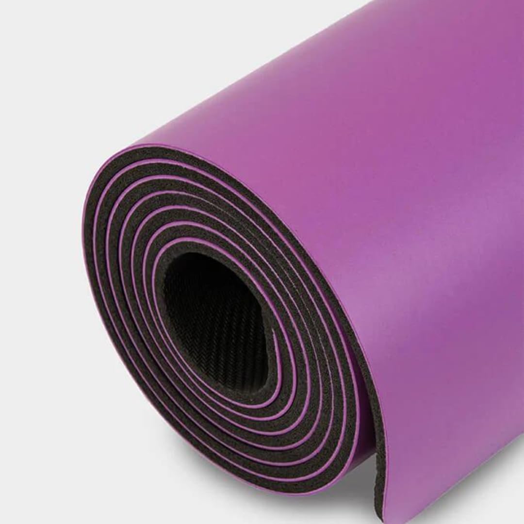 FlowLife by Essensolife Premium Yoga Mat - 5mm Thick, Extra Wide & Long, Non-Slip Natural Rubber Base & PU Top, Anti-Tear, Ideal for Yoga, Pilates, and Fitness(Dark Purple)-picture-20