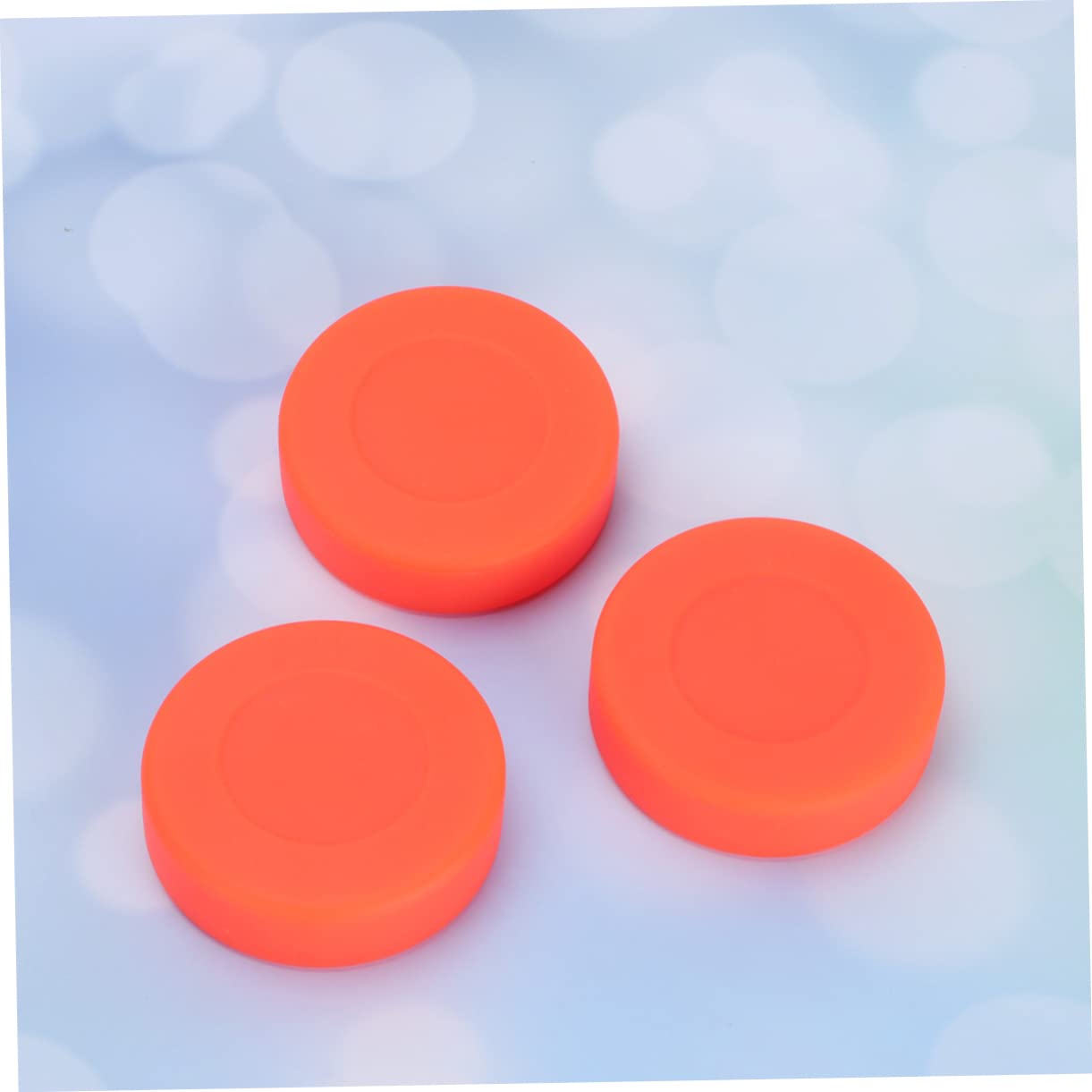 Happyyami 12 Balles de Hockey Glace en Caoutchouc Dureté Ajustable, Surface Mate Lisse, Pack de 12 Pièces pour Adultes et Garçon et Filles Patinoire ou Hockey de Rue