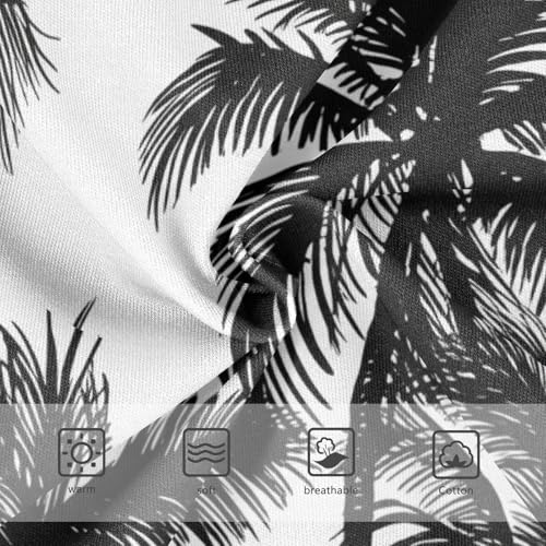 Black White Coconut Palm Trees Panties Little Girl Toddler Underwear Floral Cotton Animals Briefs Girls Undies 2t3