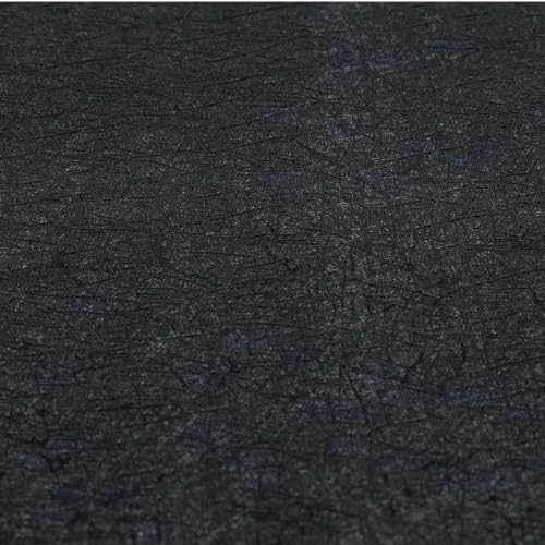 Image of 45x300 Cm Silk Black Wallpaper for Walls Waterproof Vinyl Film Self Adhesive Peel & Stick 3D Embossed Hexagon Design Kitchen, Cabinet, Furniture PVC Lamination Roll
