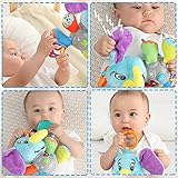 Baby Newborn Toddler Boy Girl Toys Gifts 0-3 3-6 6-12 Months, Luminous Plush Elephant Music Toy, as a Teething Toy, Apply for Car Seats, Cribs and Strollers, Toys for 1-2 Year old Girls Boys - Image 7