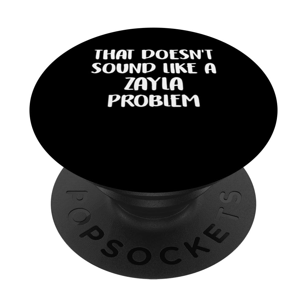Zayla Personalized Cute Flower Girls Zayla Name PopSockets Standard PopGrip