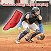 Catcher's Thumb Shield Baseball Thumb Guard for Baseball & Softball Catchers Thumb Protector for Baseball Catcher Gear Training Aid Catcher Accessories Reduce Catching Sting-Red