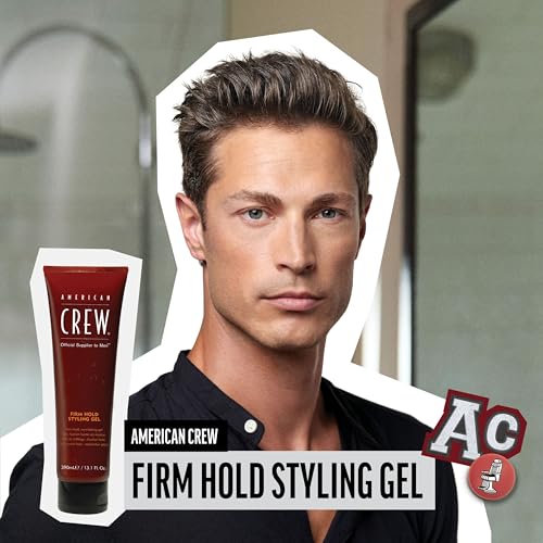 American Crew Men's Hair Styling Gel, Firm Hold, Non-Flaking, 8.4 fl oz image 5