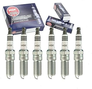 6 pc NGK Iridium IX Spark Plugs compatible with Ford F-150 3.5L V6 2011-2019