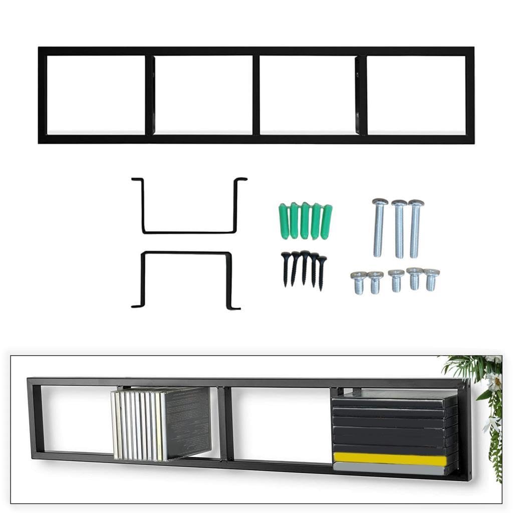 Porta CD/Dvd da Parete, Versatile Espositore per Casa E Ufficio