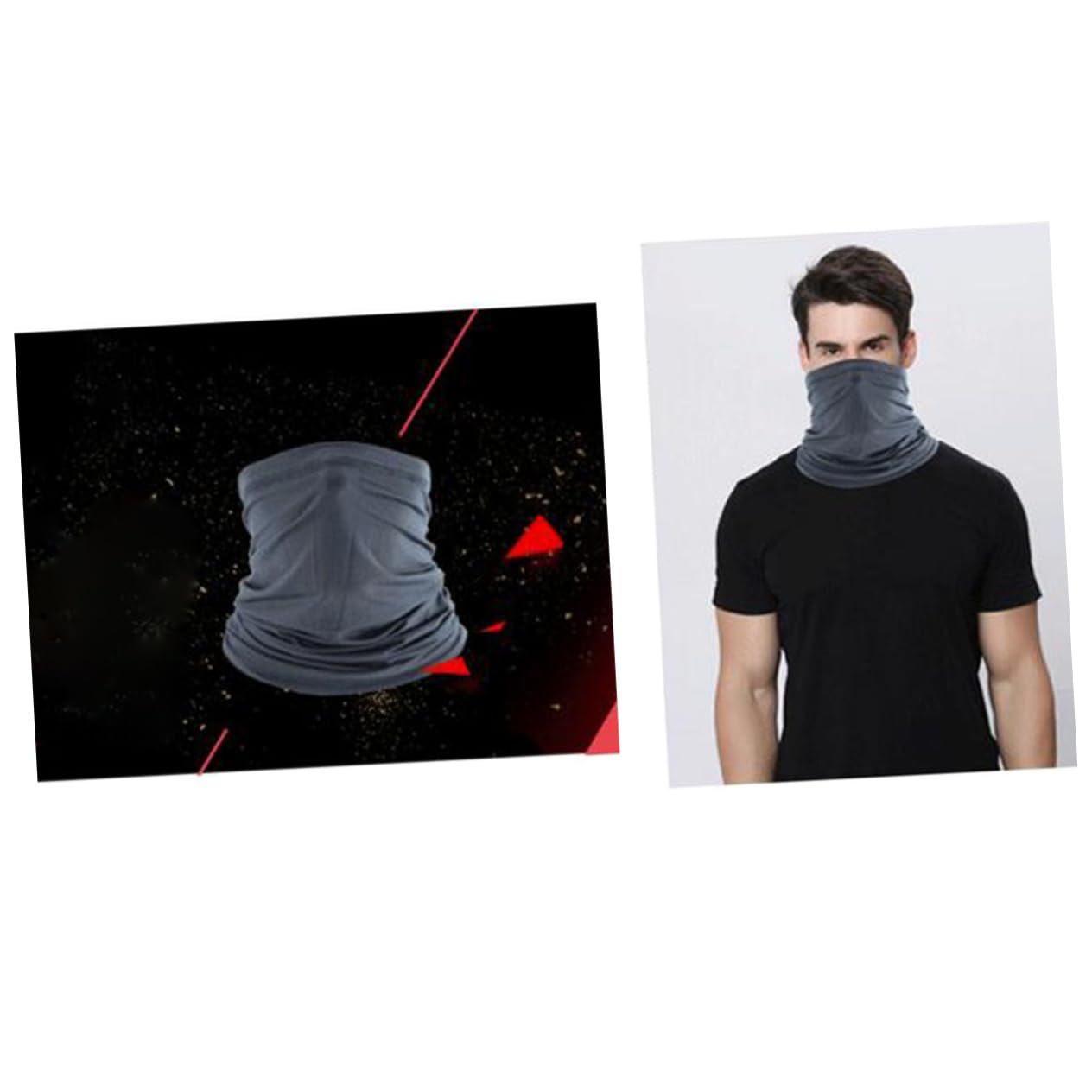 VALICLUD 3pcs Windproof Face Mask for Outdoor Activities UV Cycling Scarf Mixed Colors Lightweight and Breathable for Hiking and Sports