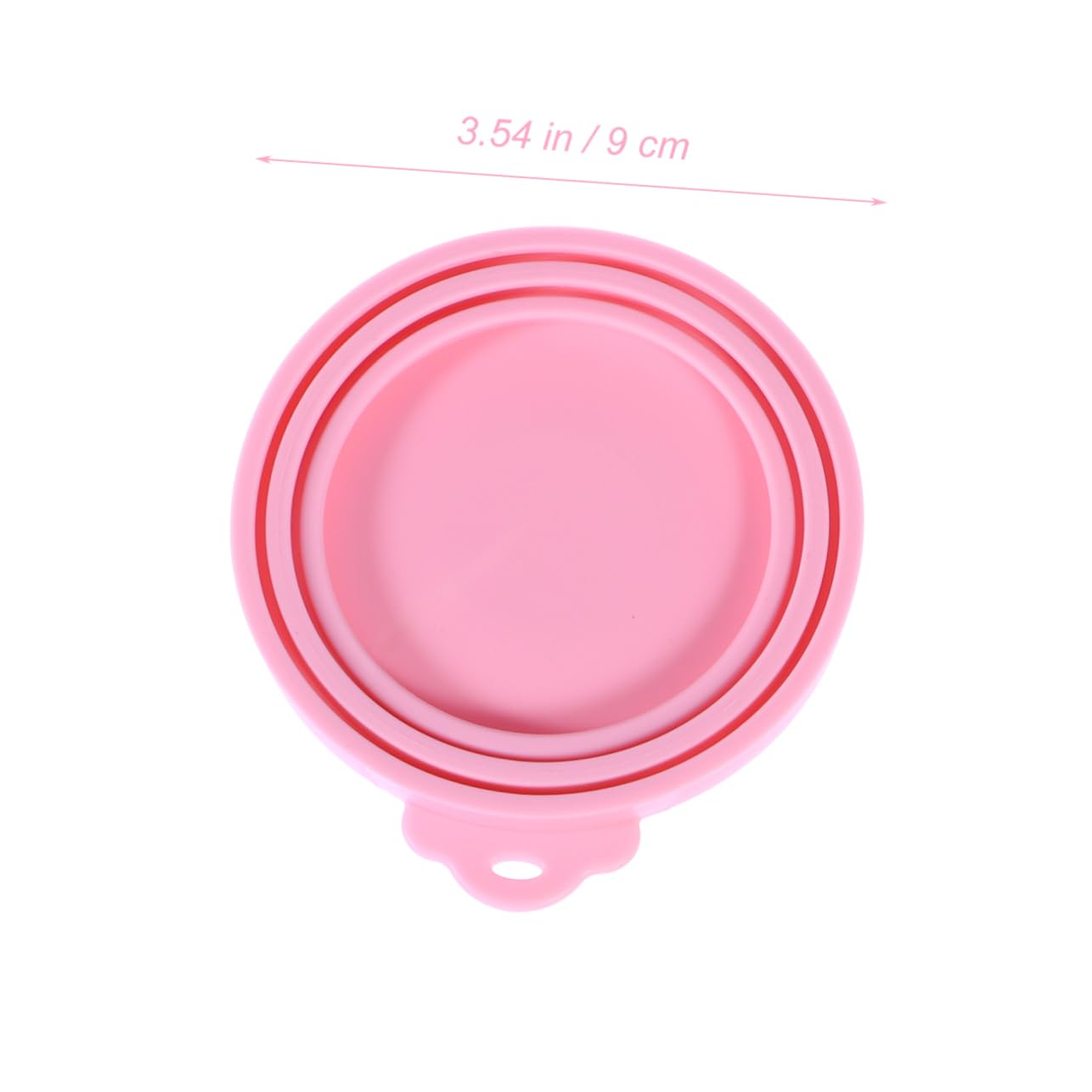 Abaodam Food Grade Silicone Pet Food Can Cover Pink for Dog Cat Cans Airtight Seal to Keep Food Fresh and Prevent Spills