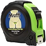 The Original Muff Landing Stripunt Hair / 30 Ft Measuring Tape Measure Gift