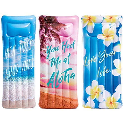 Colchón Intex 58772Eu Hawaii, 178 X 84 Cm, 1 Unidad, Modelo Surtido
