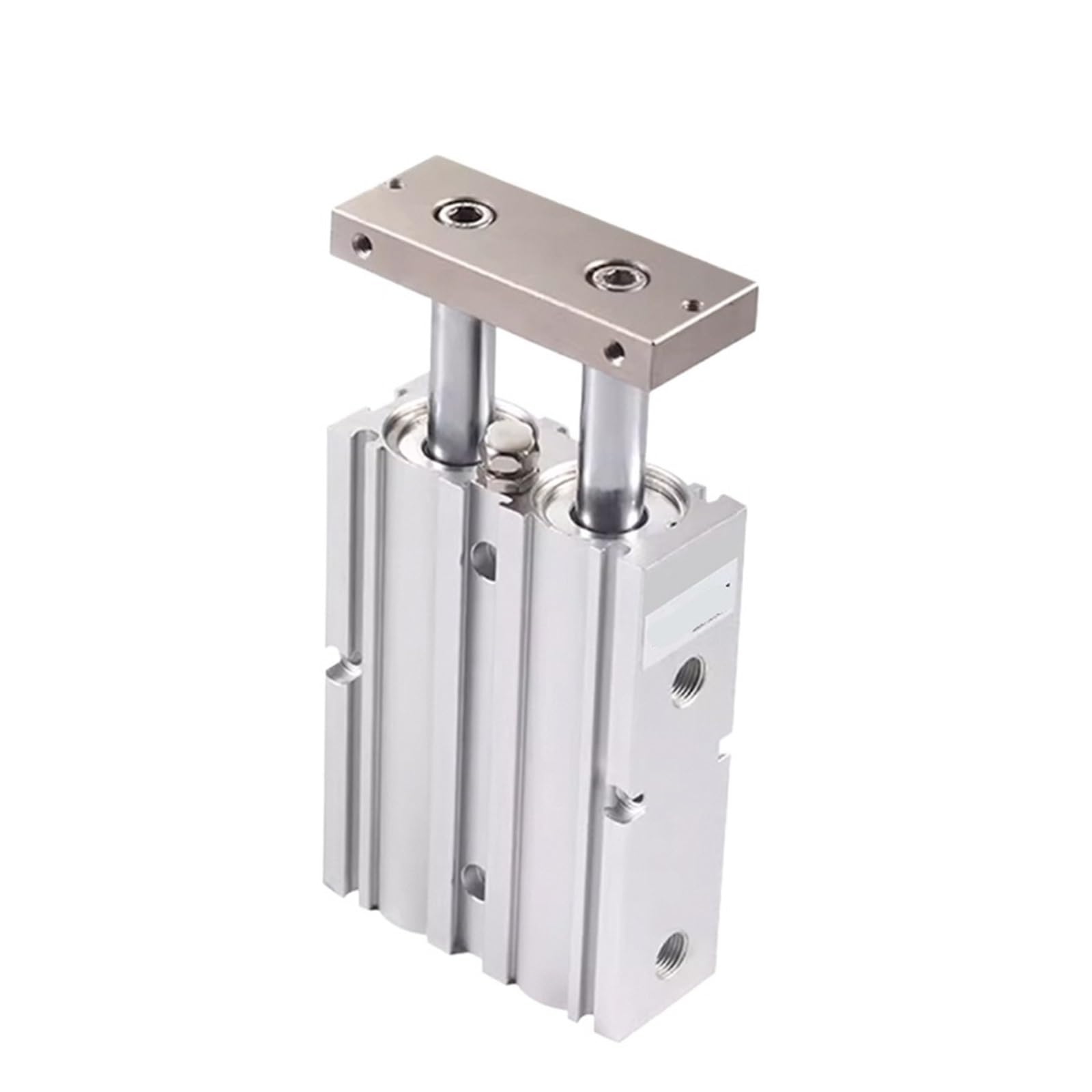 Cylindre double tige TDA en alliage d'aluminium finition haute précision