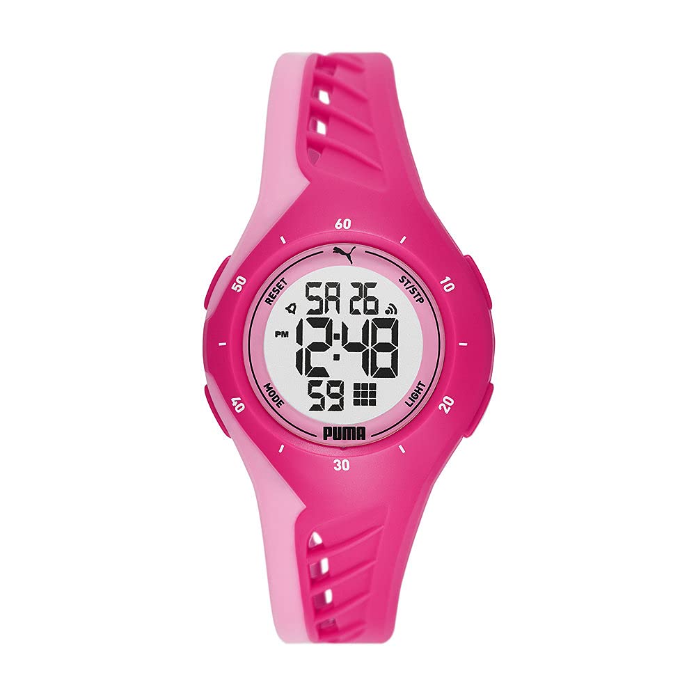 PUMADigital Pink Polyurethane Watch P6008