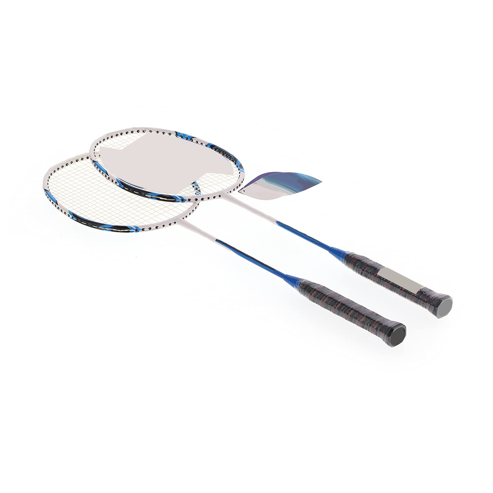 Qqmora Set di Racchette da Badminton Leggere in Fibra di Carbonio per Adulti e Adolescenti, Gioco per 2 Giocatori con Borsa per il Trasporto