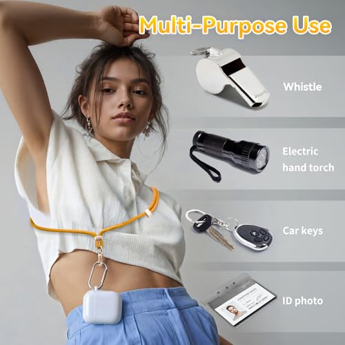 Image of VVAAGG Cell Phone Lanyard for iPhone: Crossbody Phone Strap Adjustable Neck Wrist Strap Anti Theft Long Lanyard Travel Essential for Women Most iPhone and Android Smartphones
