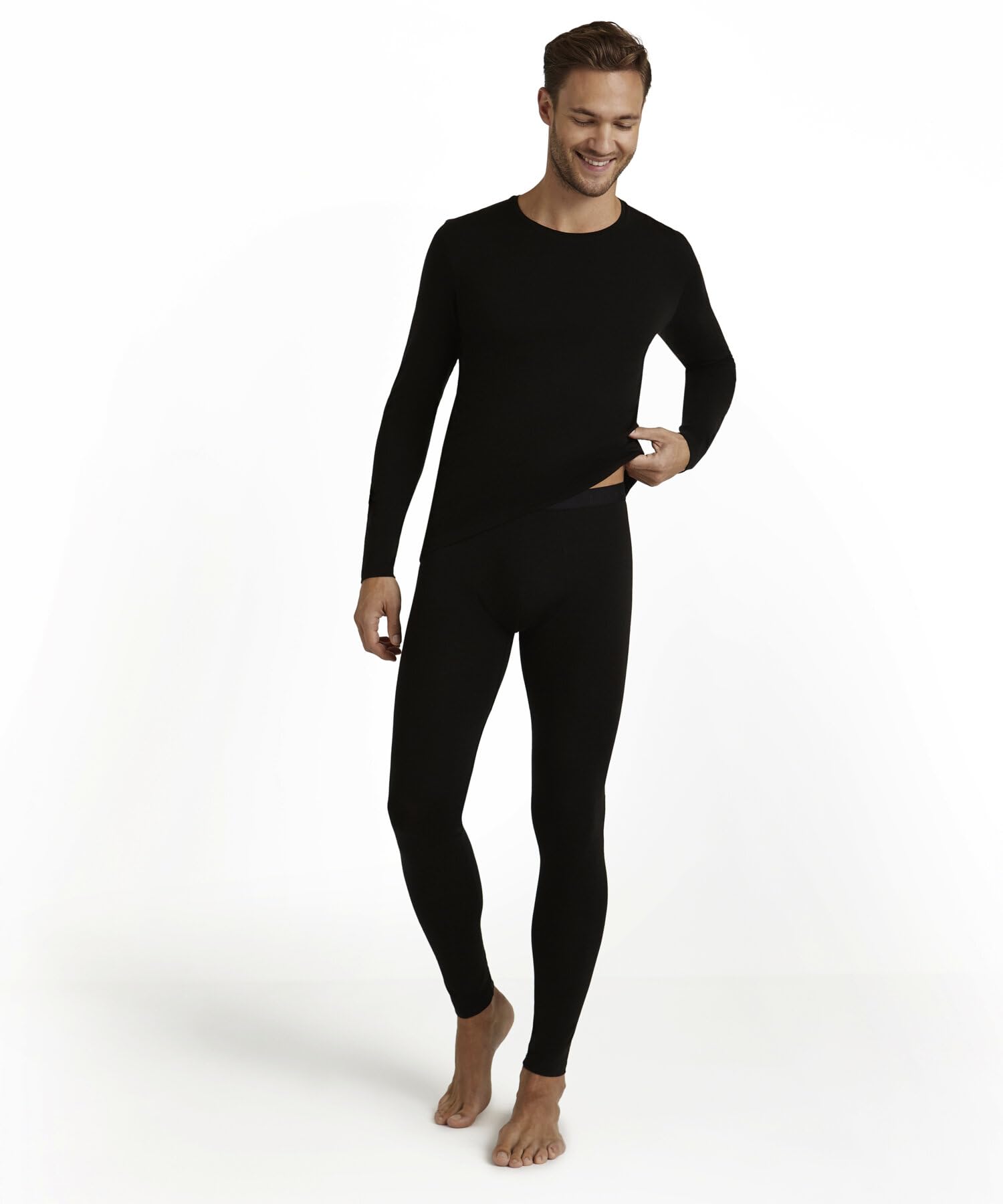 FALKE Herren Daily ClimaWool Long Unterwäsche bequeme Unterhose lang weich flache Nähte elastischer Bund nachhaltig feuchtigkeitsregulierend schnelltrocknend atmungsaktive Wolle Lyocell 1 Stück | elegant und funktional