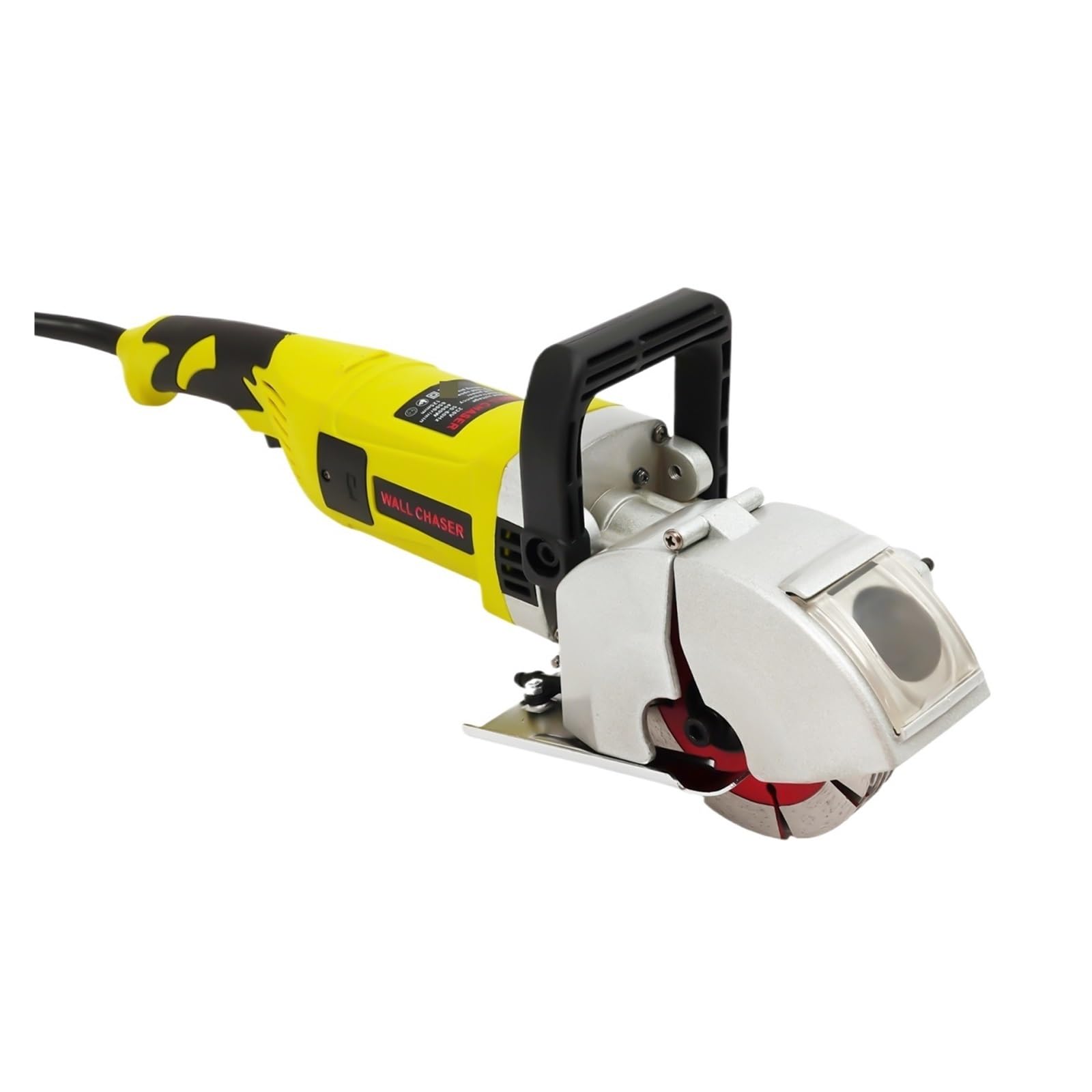 Pqlxjjyur One Color 4000W Handheld Grooving Machine 6500Rpm With 5 Saw Blades Water Pump For Brick Walls And Concrete Marble Powerful Grooving