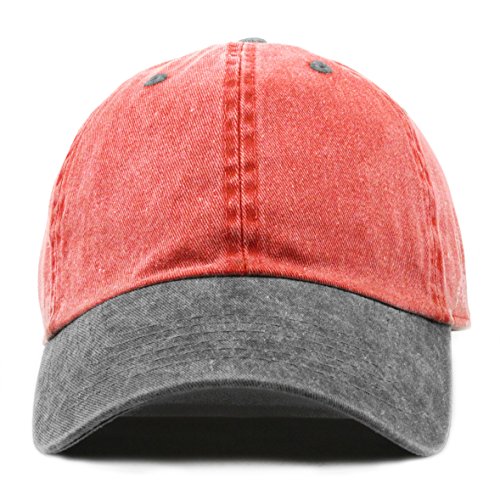 Image of The Hat Depot 100% Cotton Pigment Dyed Low Profile Dad Hat Six Panel Cap