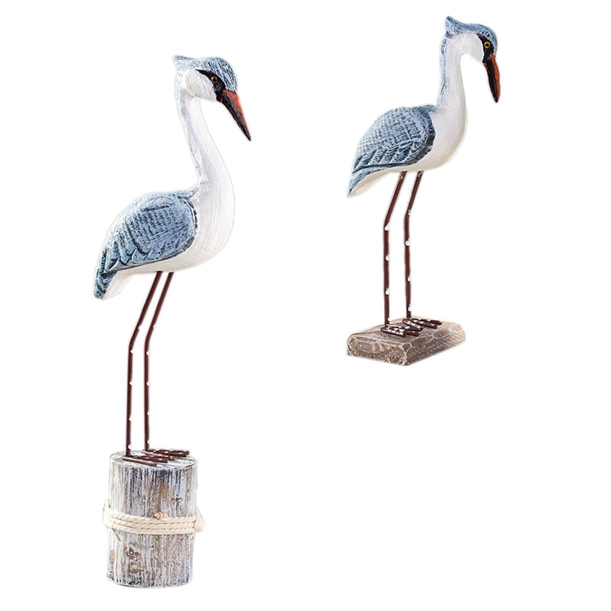 Décoration mouette en bois noble style méditerranéen pour maison et bureau haut de gamme