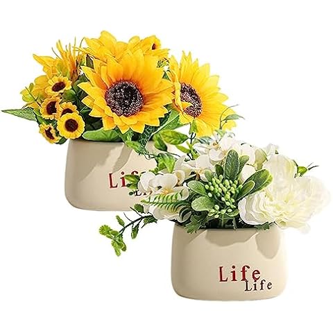 HOMSFOU Mini Artificial Plants for Home Decor Cover