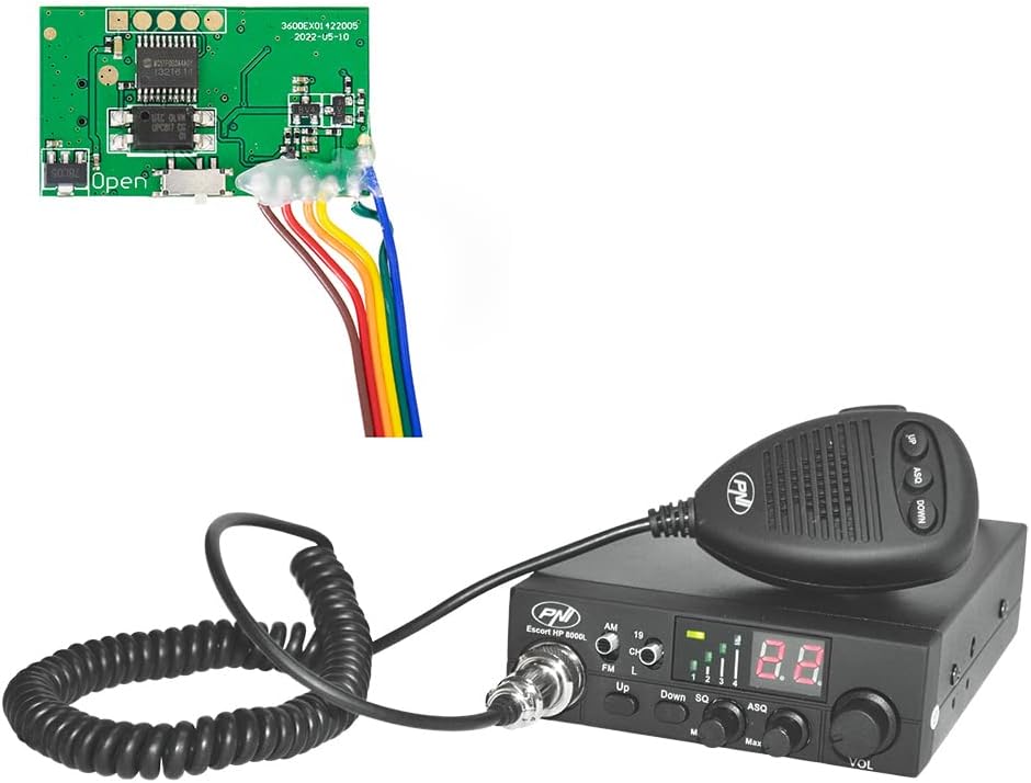 PNI 8000L CB Radio and PNI ECH01 Echo and Roger Beep Module