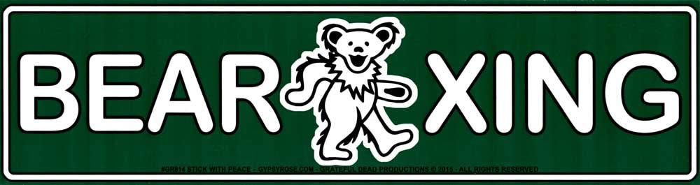 Adhesivo para parachoques Dancing Bear Xing de 29,2 x 7,6 cm