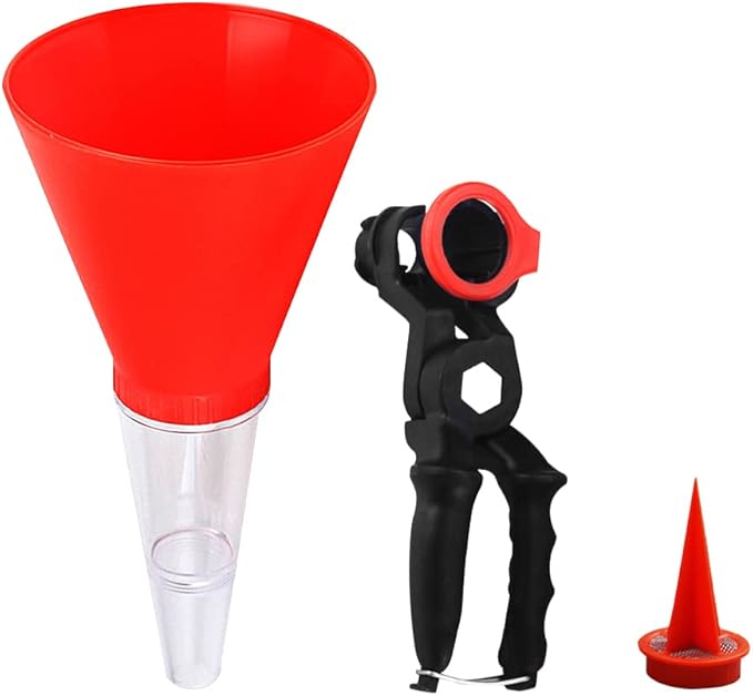 Advanced Engine Oil Funnel Set Universal Fit for Automotive Funnels Set for Toyota, Lexus, VW