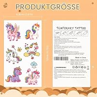 Tattoos für Kinder 300+ Bunt Kinder Tattoo, Temporary Kindertattoos für Jungen Mädchen enthalten Alien Dinosaurier Tiere Einhorn Meerjungfrau Schmetterling Piraten Auto Regenbogen Meerestiere Herz usw – Ansicht 6