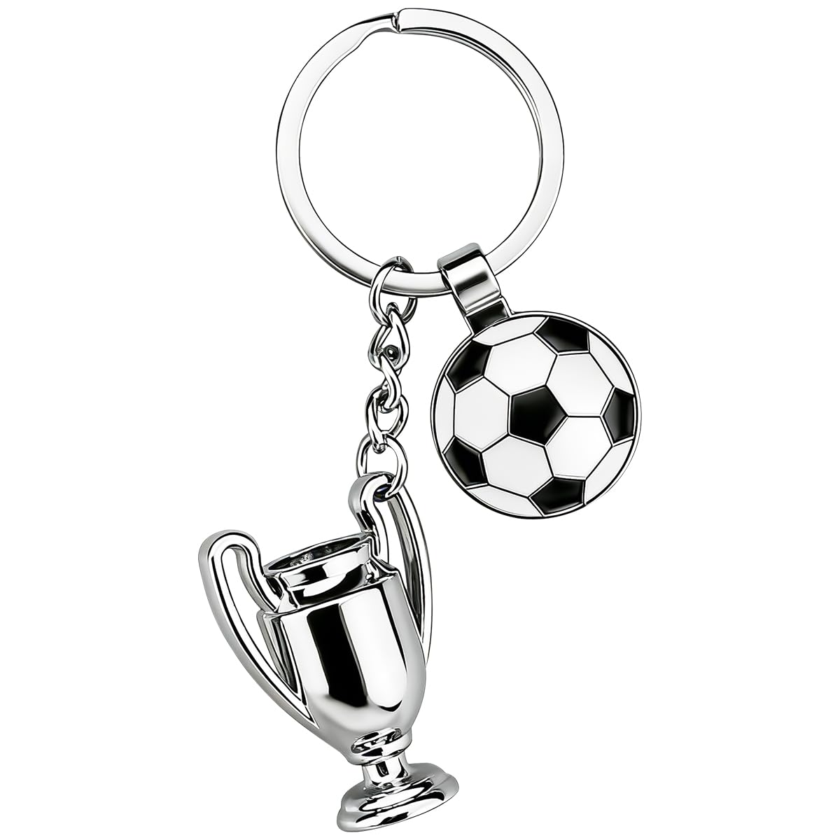 CBHTMY Schlüsselanhänger Fußball,Fussball Geschenke,Anhänger Schulranzen,Schlüsselanhänger Personalisiert,Kleine Geschenke