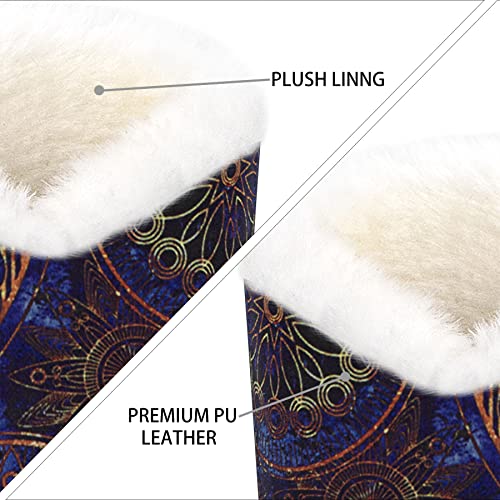 Image of Plush Fluffy Lined Anti-scratch Eyeglasses Holder Protective Glasses Stand Case