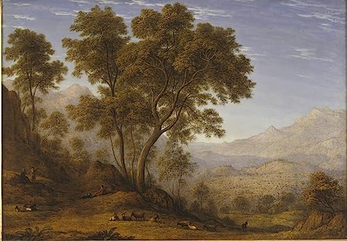 Tableaux sur toile vue des Alpes sur Suza Glover 60x90cm art décoratif