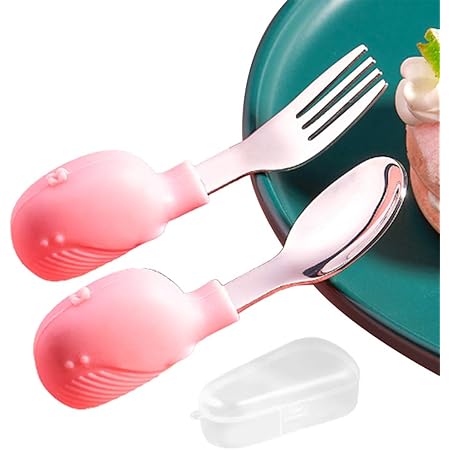 Amazon Amandakasa ベビー用 スプーンとフォーク ベビー用食器 ステンレス 離乳食訓練 初めての離乳食用具 食事用 カトラリーセット 収納ボックス付き プレゼント 贈り物 赤ちゃん 子供 出産祝い 誕生日 ベビースプーン ベビーフォーク ベビー マタニティ 通販