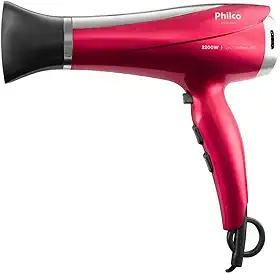 Secador de Cabelos Philco Bivolt 2200W PSC2300 Motor DC Bivolt