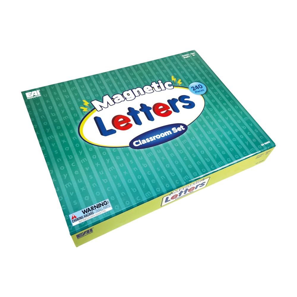 EAI Education Ensemble de lettres magnétiques pour salle de classe
