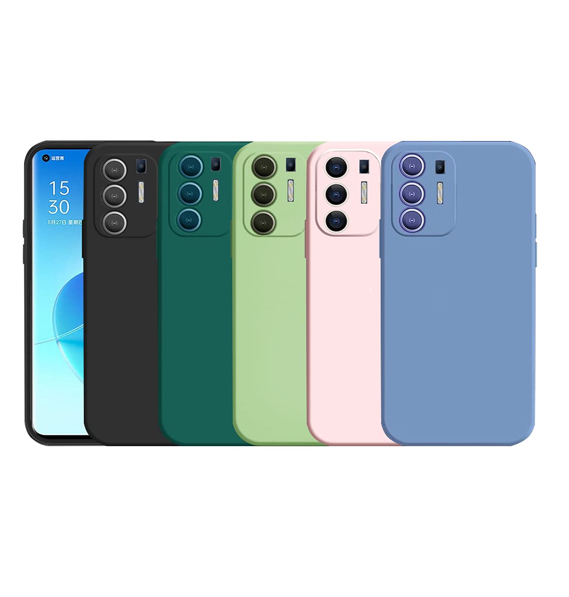 Custodia Silicone Morbido TPU Trasparente Per OPPO Find X3 Neo E Reno 5 Pro 5G - NEWTOP
