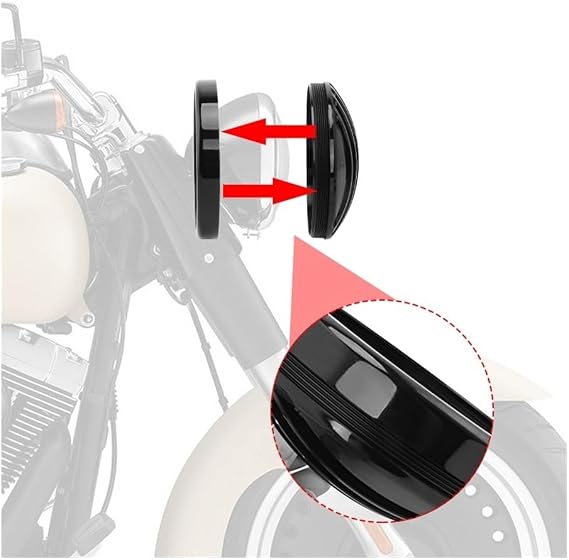 Headlight Cover Guard Motorcycle 5 3/4 .75 Headlight Grill Cover Black ABS Accessories For For Sportster XL883 XL1200 XL1200X X48 2004-Up