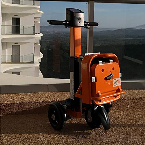Best Review Of GYFY Convenient Folding Smart Travel Three-Wheeled Bicycle,Orange
