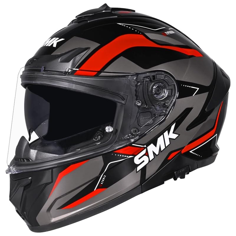 Image of SMK Typhoon Full Face Dual Visor Helmet, ISI DOT ECE 22.06 Certified