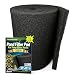 Aquatic Experts Classic Koi Pond Filter Pad COARSE - 18 Inches by 72 Inches by 3/4 inch to 1 Inch - Black Bulk Roll Pond Filter Media, Rigid Ultra-Durable Latex Coated Fish Pond Filter Material USA