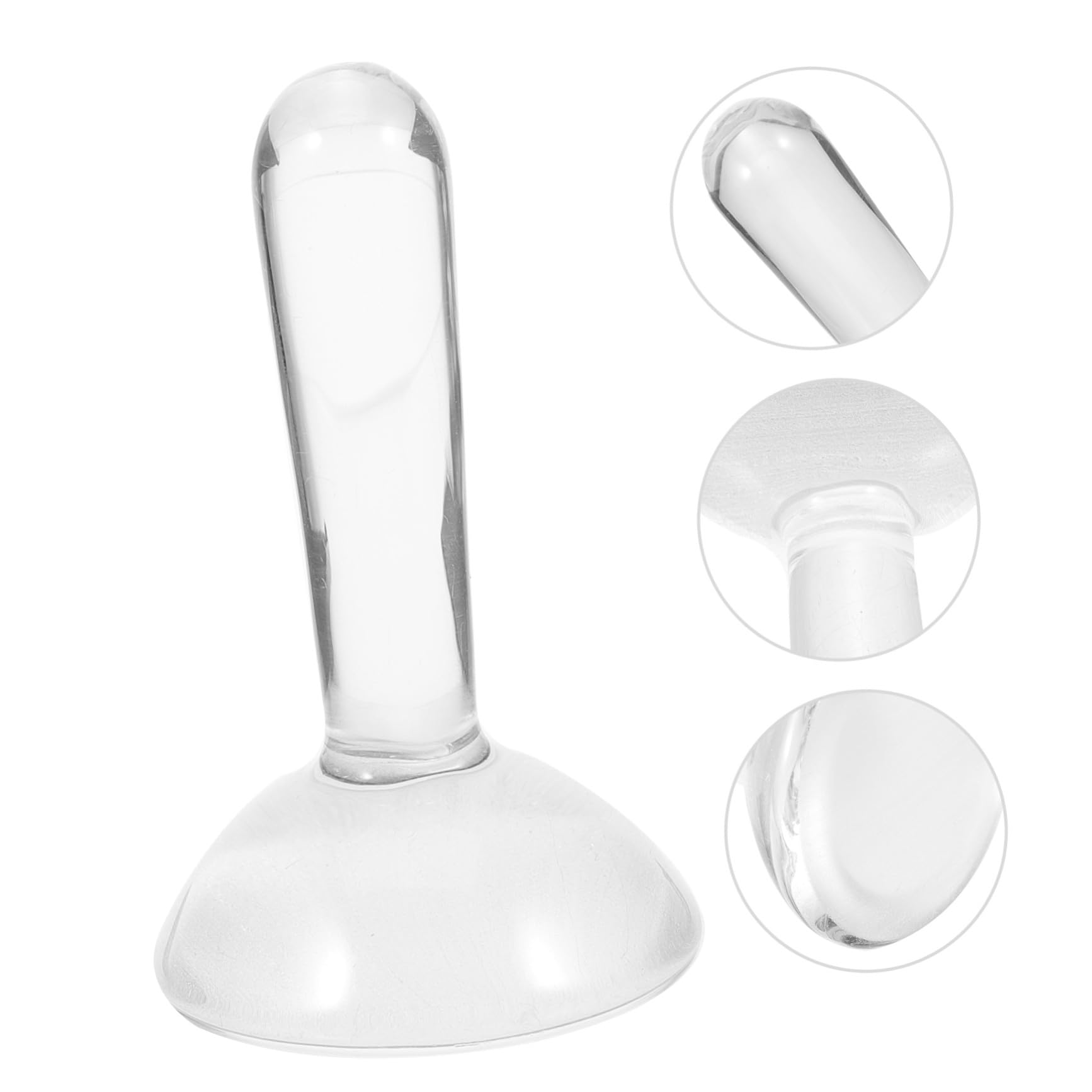 SEWACC 3stücke Pigmentmüller Aus Glas Ergonomischer Schleifstößel Für Malerei Zum Mahlen Von Farben Und Pigmenten Transparentes Design Langlebig Und Platzsparend Malzubehör Für