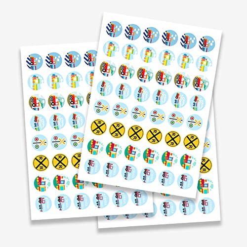 Étiquettes train à vapeur : stickers pour décorer vos photos - 4