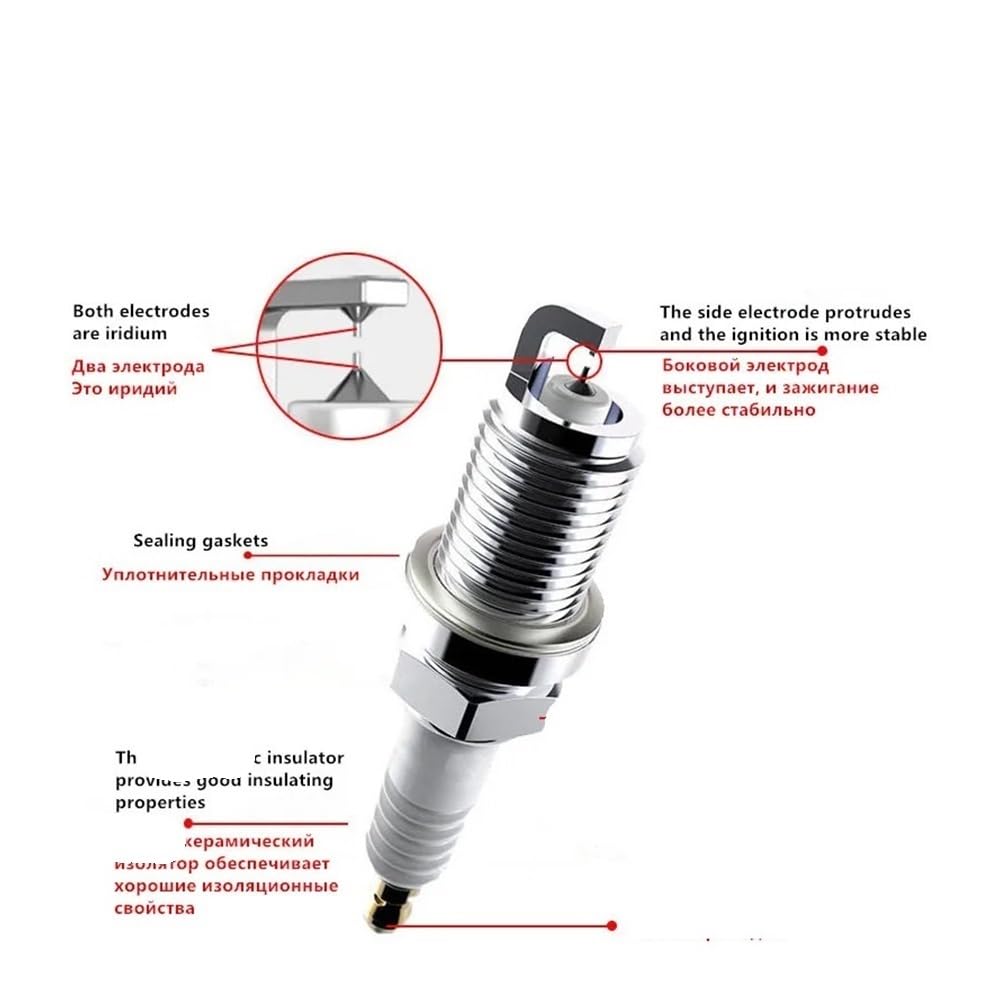 Bujías de Motor de automóvil, bujías de iridio Doble para Besturn B90 B70 B50 B30, repuestos de automóvil, Vela de Encendido, generador de Motor de automóvil