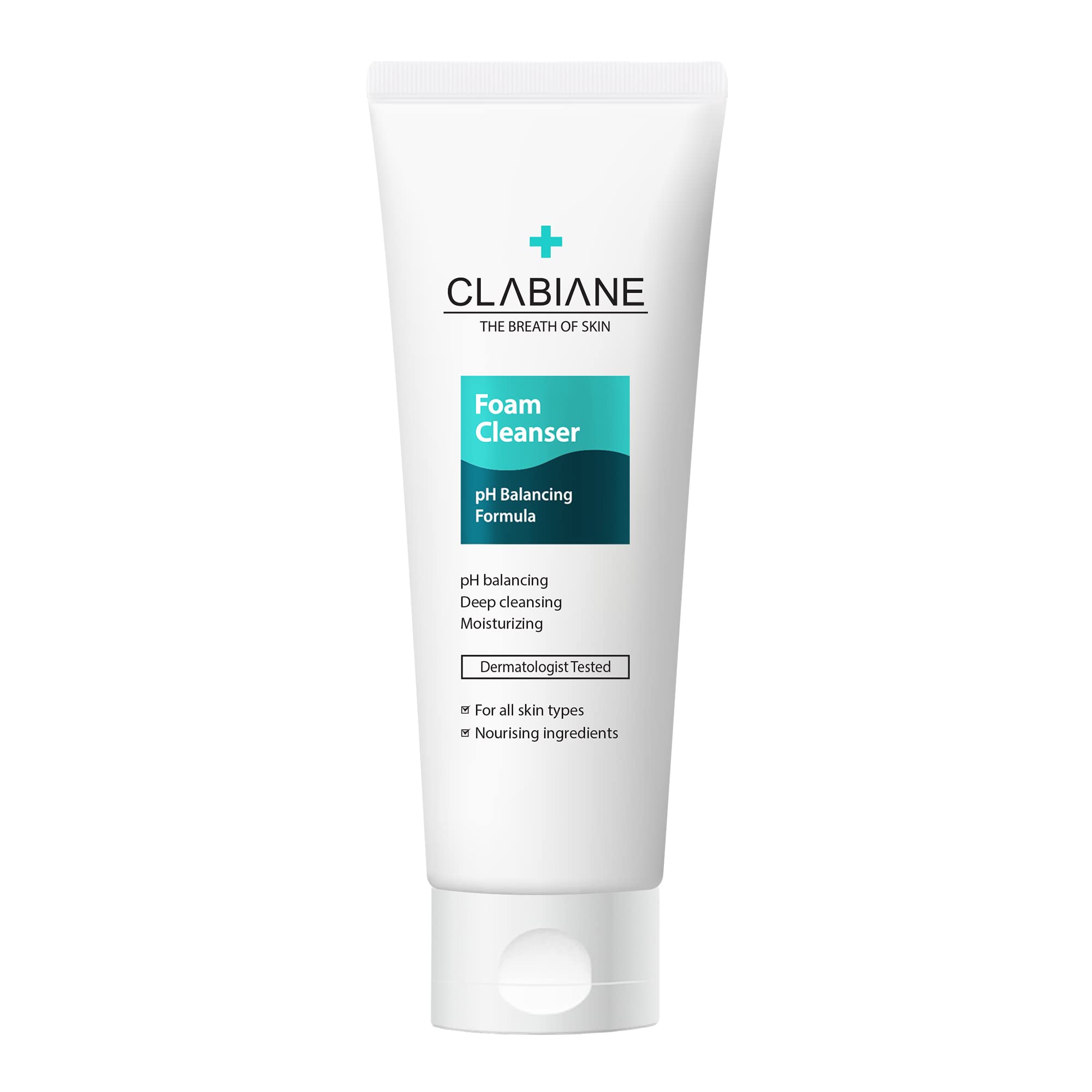 CLABIANE] pH 5.5 Balancing Foam Cleanser, Hypoallergenic, For sensitive skin, Non-irritating foam, Daily cleanser