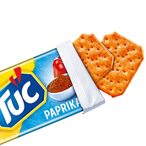 TUC Paprika 24 x 100g - Fein gesalzene Cracker mit Paprika - Image 4