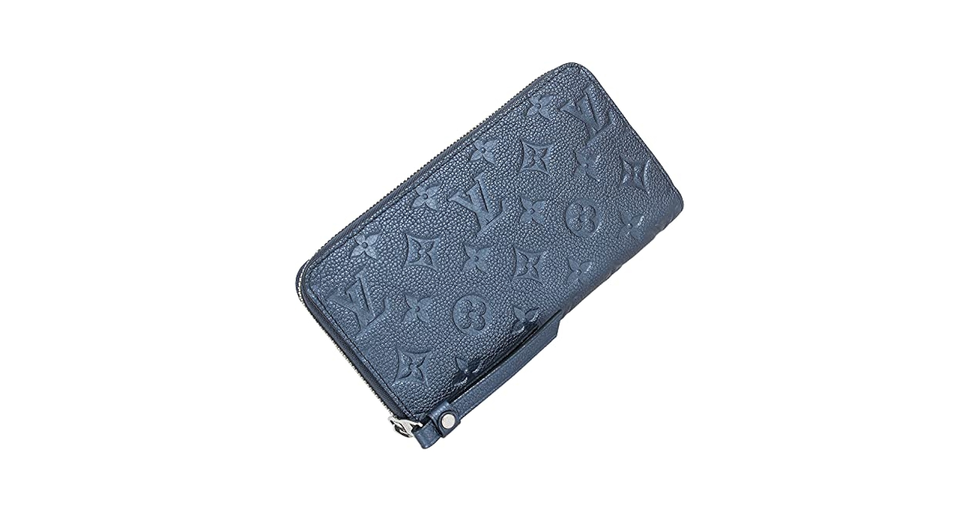 Louis Vuitton ネイビー 長財布 Louis Vuitton ネイビー モノグラム 長財布 - メルカリ