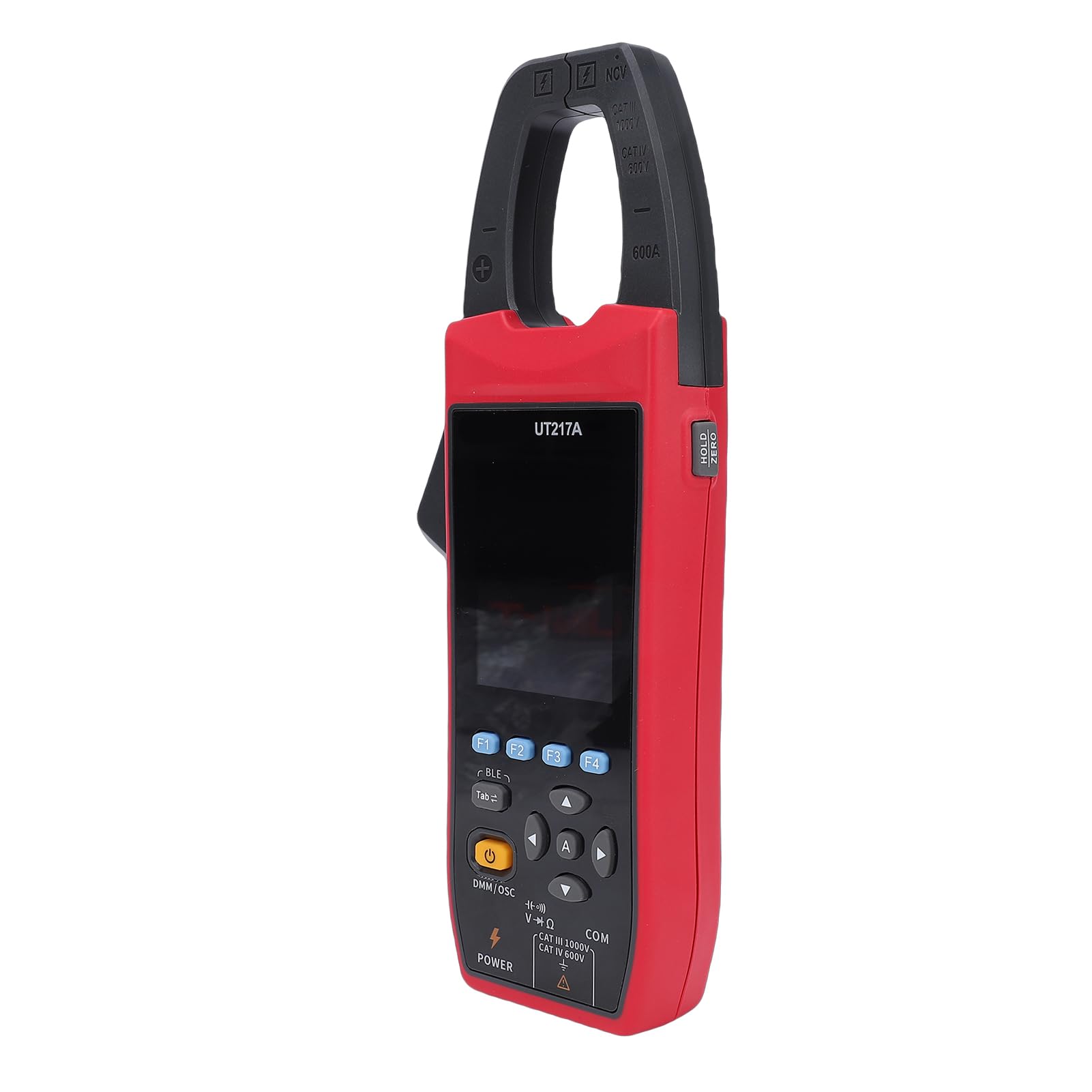 Osciloscopio Medidor de Abrazadera AC/DC True RMS 1MHz Ancho de Banda 600A 1000V Rango Automático para Ingenieros y Técnicos, Probador Voltaje Multifuncional 3 en 1 (UT217A)
