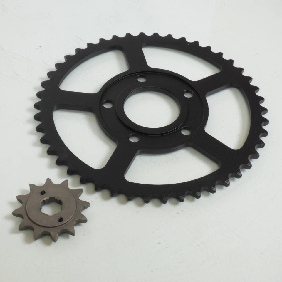 kit cadena fe para moto honda 125 crm 1990 a 2003 12x46 paso 520 / jd13 nuevo
