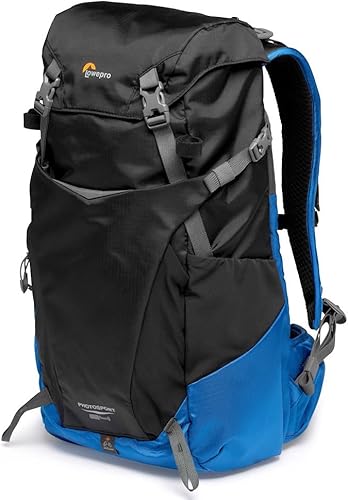 Lowepro PhotoSport BP 24L AW III, mochila para cámara de senderismo, con acceso lateral, con inserto de cámara extraíble, con sistema de correa de